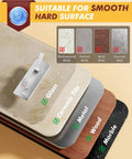 Heavy Duty Stainless Steel Self Adhesive Hooks 15lb Pack of 5 Double Hook Design on various smooth surfaces