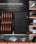 All-In-One Newfix 10 Piece Torx Screwdriver Set With Case For Apple Macbook Xbox PS4 Ps5 Computer Knives Ring Doorbell T2 To T15 Star Bits Security Driver Tool Kit, black case
