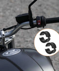 16 Pack Bike Handlebar Gasket Shims Kit Converts 22.2 To 31.8 Mm And 25.4 To 31.8 Mm on a motorcycle with handlebar