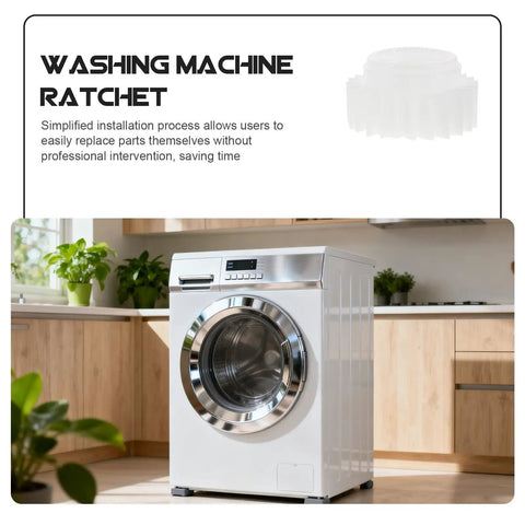 Plastic Washer Clutch Replacement Part For Washing Machine Gear With Smooth Operation And Quiet Performance, Durable And Easy Install For Home Laundry Use, white plastic ratchet
