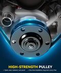 Premium Engine Water Pump Replaces Aw4126 For Ford Focus Escape Fusion Flex Hybrid Mazda 3 2003 To 2022 2.0 2.3 2.5L Engines showing high-strength pulley with rust-proof design.