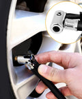 Super Tough Durable Flexible Rubber Tire Inflation Pump Hose Extension Tube One Quarter Inch Thread Connector Air Inflator Car Tire Balloon Pump Gauge For Home Garage Travel Auto Repair And Party Uses Easy Grip Always Ready Setup on tire valve