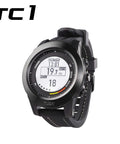 TC1 Dive Computer Wrist Device with Altitude Smart Mode, loud audible alarms, clear visual warnings, rugged black finish, depth tracking.