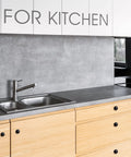 20 Pack Self Adhesive Cabinet Knobs on kitchen drawers with black plastic finish and smooth edges for easy access, no tool installation
