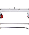 Grime Busting 16 Inch Pressure Washer Undercarriage Cleaner With Extension Wand Bundle, showing 16 inch straight and curved wands