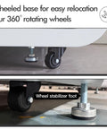 Rock Solid Soundproof Office Pod Featuring Tight Acoustic Sealing For Mobile Focus Booth with wheeled base and 360° rotating wheels.