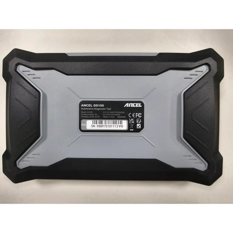 Back view of DS100 OBD2 Scanner With Touchscreen AutoVIN In Seconds Fix Check Engine ABS SRS And Transmission Issues