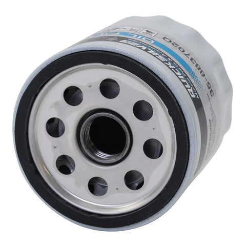 Engine Block Mount Oil Filter For V6 MerCruiser Sterndrive Engines With Anti Drain Back Valve And M Pleated Media Plus A Fifty Percent Thicker Metal Shell For Heavy Duty Startup Lubrication