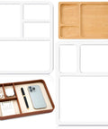 Multi Pocket Acrylic Valet Tray Router Templates For Desktop Organizers And Storage Solutions Precision Inlay Jig on various backgrounds.