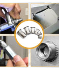 40 Pack Stainless Steel Rivet Nuts With Threaded Inserts For Metal Wood Plastic And Fiberglass Fixing In M3 M4 M5 M6 M8 M10 Sizes. Images showing rivet nuts in use.