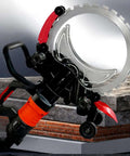 Heavy Duty Wet Cut Concrete Circular Saw Featuring Brushless Motor And Titanium Blade With 290 Mm Groove Capacity And 3000 Rpm on a work surface.
