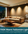 12 Pack Br30 Led Flood Light Bulbs For Indoor Fixtures, 10w Replaces 65w Traditional Lamps Pumping Out 850 Lumens Of Smooth 2700k Warm Soft White Glow illuminating cozy living room.