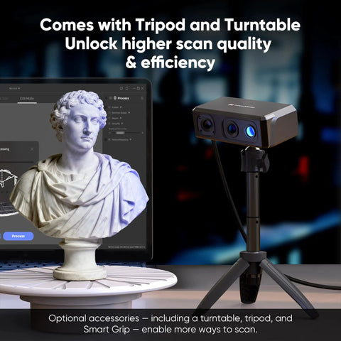 Compact Portable 3D Scanner With Blue LED And Dead Accurate 0.02mm Precision For Flawless Model Reconstruction And No Sweat High Speed 3D Printing Solutions Premium Grade