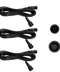 Built Tough 3 Pin Xconnect Extension Cable 10ft Drop with 18AWG Pure Copper Wire in a 3 pack with waterproof connectors.