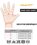 Intra-FIT hand size chart for Level 5 Needlestick Resistant Gloves For Heavy Duty Work With Needle Puncture Protection ANSI A9.