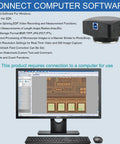Bright Field And Dark Field Electron Metallographic Microscope With 25MP USB 3 Imaging Camera And Free Pro Grade Image Software For Precise Metallography Analysis connected to computer software