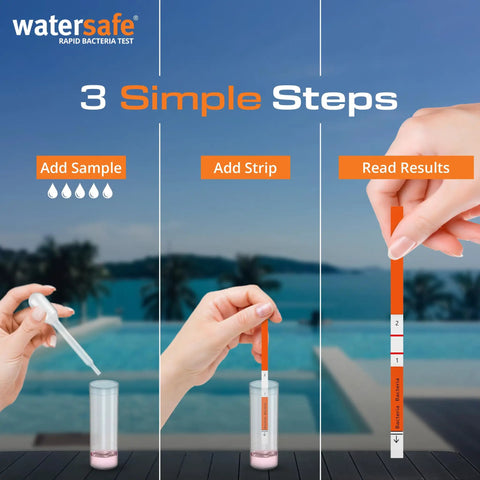 Pool And Spa Rapid Bacteria Test Kit With 10 Minute Results For Home Use Detects E Coli Salmonella And More Pack Of 10 A Convenient Water Quality Check For Pools Hot Tubs And Spas