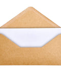 Open envelope from 48 Pack Letter Writing Stationery Paper And Envelopes Set With Vintage Travel Design For Handwritten Letters