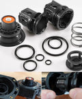 Backflow Preventer Repair Kit For Zurn Wilkins 375 Series Including 375XL And 375ST One Half Inch And Three Quarters Inch Models All In One Full Internals Replacement Kit With Check Assemblies O Rings And Spring components