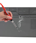 Extra Large Silicone Soldering Mat 21.6 By 13.8 Inches, Heat Resistant Up To 932 Degrees Fahrenheit, workbench with soldering iron