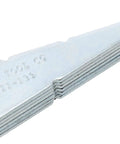 Stack of Bricklayer's Line Pins Made From Hardened Steel With Tapered Tips For Easy Insertion And Secure Mason Line Placement, 4 Inch Length