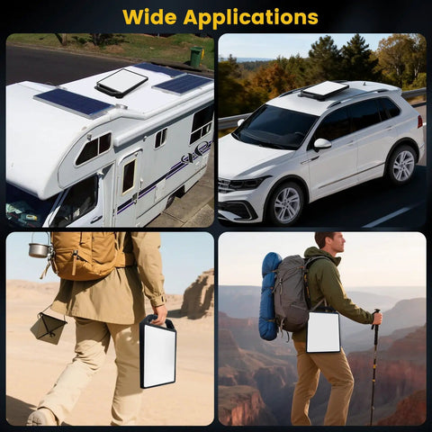 Starlink Mini Magnetic Mount With Protective Silicone Case Two In One Satellite Dish Mount And Cover on RV, car, and backpack