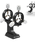 Adjustable Aluminum Alloy Laser Finder Scope Mounting Bracket With One Quarter Inch Thread And 30mm Inside Diameter, Pair