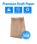 Brown Paper Lunch Bags 500 Count Durable Kraft Bags For Lunches Snacks And Crafts Perfect For Sandwiches And Chips On The Go Meals Flat Bottom Upright Design Keeps Bags Standing And Sturdy For Easy Packing And Clean Up with strength, tear-proof, and recyclable features