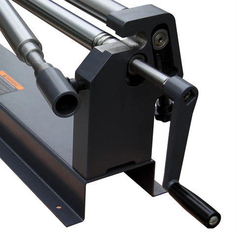 Pro 24 Inch Manual Slip Roll Machine For Shaping Sheet Metal Into Cylinders And Curves With Quick Release Roller Rock Solid Build Legit Sweet Addition To Welder Shop And Fabrication Stations