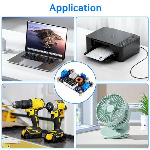 Applications of High Power Adjustable Buck Converter Module 5A 4-38V Input To 1.25-35V Output With 75W LED Display