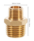 Nusitou 6-Piece Copper Hose Repair Kit With Sturdy Pipe Fittings And Pex Connectors For Fast Plumber Fixes Without Tools At Home Or Outdoors brass adapter 0.55 in x 0.75 in