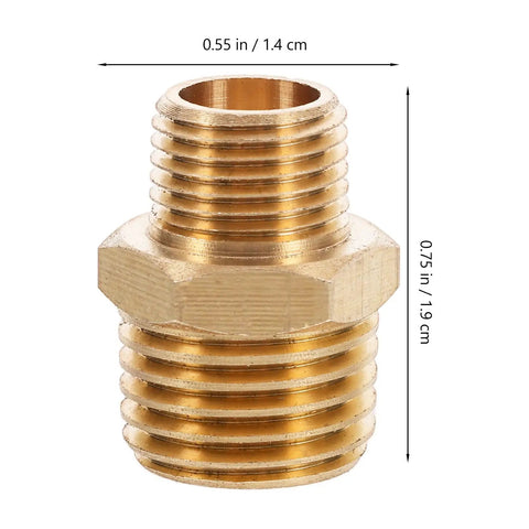 Nusitou 6-Piece Copper Hose Repair Kit With Sturdy Pipe Fittings And Pex Connectors For Fast Plumber Fixes Without Tools At Home Or Outdoors brass adapter 0.55 in x 0.75 in