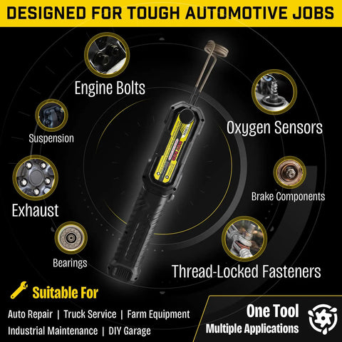 1300W Magnetic Induction Heating Kit With Swappable Coils For Torch Free Removal Of Blasted Rusted Bolts Seized Bearings And Thread Locked Fasteners, featuring engine bolts and bearings.