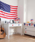 Room decor with Patriotic Star Cabinet Knob Set 12 Piece Red And Blue Silicone Drawer Knobs For Kitchen Decor 4th of July party