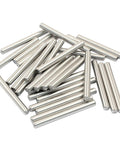 30Pcs M4 40Mm Stainless Steel Dowel Pins Set For Shelf Support And Furniture Pegs Unthreaded Cylindrical Dowels Silver Finish