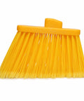 Heavy Duty Replacement Angle Broom Head With Flagged Stiff Bristles Sweep Up Grime And Dust Slick In Tight Corners And Crevices 13 Inch Wide Cleaning Path built tough display image.