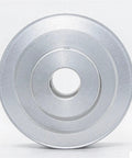 Premium Aluminum GT2 HTD Timing Belt Pulley 150 Tooth 3M Pitch For CNC Machines, front view with circular design.