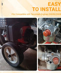 Throttle Linkage Kit 36711 and 37111 for Tecumseh OHH50-OHH65 Engines installed on snowblower