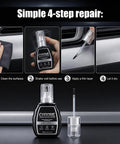Top Tier Silver Wheel Repair Paint Delivers Dope Chrome Restoration Coverage To Knock Out Curb Rash And Shield Alloy Wheels From Daily Road Wear application steps showing cleaning, shaking, and painting.