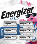 Six Pack Top Notch 3V Lithium Batteries That Bring Serious Heat For Your Cameras And Smart Home Gadgets Zero Toxic Leakage Or Midshot Failures Straight Up Engineered To Last Up To Ten Years In Storage in Energizer packaging.