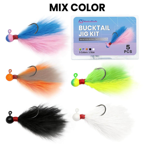 Hand-Tied Marabou Crappie Jig Kit High-Impact Jigs ✓