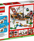 Box of Bowser's Airship Expansion Set For Super Mario Buildable Bowser Boss Ship That Unfolds To Reveal A Detailed Interior