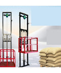 Heavy Duty Lift Platform Vertical Hydraulic Freight Elevator With Sturdy Steel Guide Rails for efficient material handling with cargo.