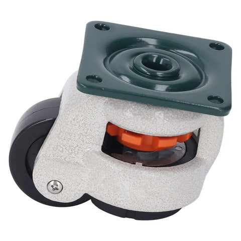 Heavy Duty 51 Millimeter Leveling Stem Casters With Height Adjustable Retractable Swivel Wheels And Real Deal Pads for workbench