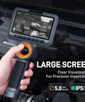 360 Articulating Borescope With 5 Inch Screen, Pro Grade Workhorse, 4-Way Joystick Control showing mechanical parts