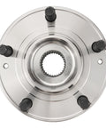 Beefed-Up Front And Rear Wheel Hub Bearing Assembly 2-Pack For Kia Sorento 2011-2015 FWD 5 Lug, top view with bolt details