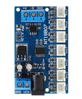 7 Channel RS485 Temperature Sensor Module With 6-24V Power Supply And Cascading Up To 247 Modules For PLC And Paperless Recorder Use, Delivers Precise -20C To 125C Temperature Readings With Rugged Pro Grade Reliability