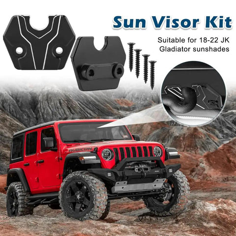Sun Visor Repair Kit For Dodge Ram 1500 Trucks 2018 2019 2020 2021 2022 Visor Clip Replacement Custom Fit Repair Clips display