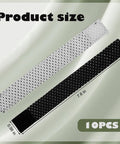Softball Sleeve Holders With Hook Loop Fasteners Reversible Black And White Sleeve Ties, 10 Pack, shown in size 7.6 x 0.98 in