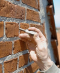 Hand using Fast Mortar Joint Cleaning Tool With 12mm Carbide Cutter For Brick And Masonry Full Depth 26mm Three Tungsten Carbide Edges
